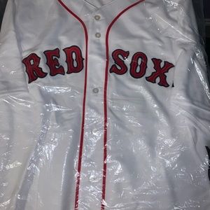 NEW Boston Red Sox Men Jersey Majestic MLB Home White Cool Base Stitched Sz. 56